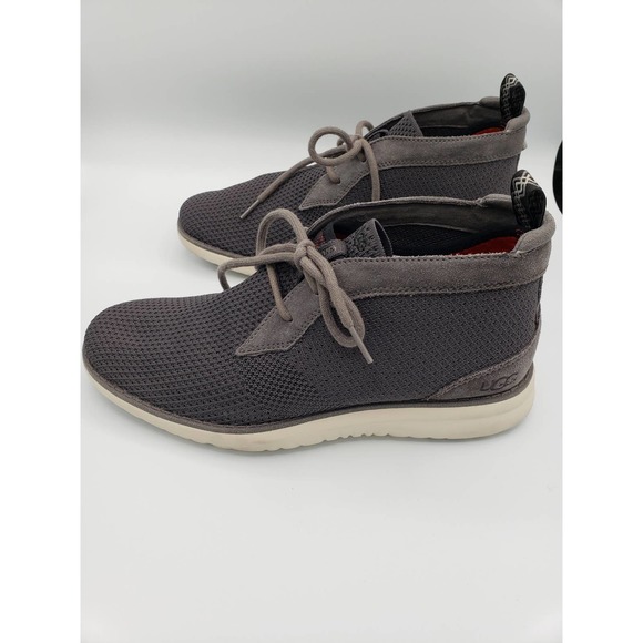 Ugg Mens Union Hyperweave Chukka Sneaker Gray Size 7 main image 4
